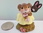 Wee Forest Folk The Bunny Pop Chocolate Rabbit On Stick Easter M-388 Retired