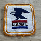 Vintage United States Postal Patch  Us Mail With Blue Eagle