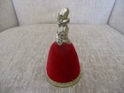 Tudor Queen Vintage Red Velet Pin Cushion Goldtone Product