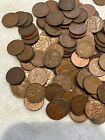 Lot Over 350 Pre-1982 Copper Canada Canadian Cents Good To Unc
