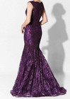 Ivonne D Exclusively For Mon Cheri 215d08 V-neck Sleeveless Dress Sz  16 Sample