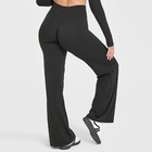 Softmotion Women s Straight Leg Yoga Pants Naked Feel Mid-waist Gym Leggings