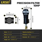 53 Cfm Precision Filter Compressed Air Filter Air Drying System Rc 1   Thread