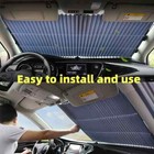 Car Retractable Sunshade Parasol Sunshade Front Rear Window Foldable Universal