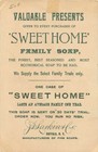 C1890 Larkin   Co Sweet Home Soap  Buffalo  Niagara Falls Victorian Trade Card