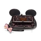Nwt Disney X Coach Minnie Mouse Ears Kisslock Wristlet Leather New F30212