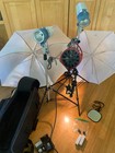 Jtl Versalight J-160 2-light Studio Strobe Kit Stands Umbrellas Case Tested