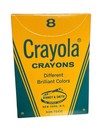 Vtg Nos 1970 s  8 Crayola Crayons Binney   Smith Ny 15 Cents New Mint School Cp