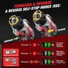Cordless Impact Wrench 1 2  Milwaukee 18v Battery  1700ft-lbs High Torque Impact