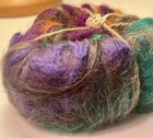 Wool Yarn Merino Blend Roving Hand Combed 0 68oz Batt Spinning Felting Fiber Art