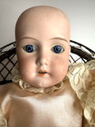 Interesting Unknown Antique German Bisque Jointed Doll 17    X Germany C 0 Mark