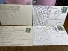 Antique Postcards 4pc Lot Edwardian Era Ephemera Romantic Courting Couples