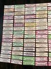 Large Lot Of 150 Original Jukebox 45 Record Title Strips  dd17