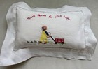 Baby Pillow Embroidered Decorative Pillow For Baby Boy 16x11 - Free Ship 