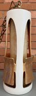 Vintage Mcm Ceramic Fiberglass Swag Light Fixture Lamp Mid Century Modern 1960s