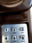Vintage At t Trimline Brown Push Button Telephone Retro Landline Phone  15a b1 