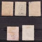 Matt s Stamps Scott 212- 216 American Bank Note Co Issues Of 1887-88 Used Cv 103