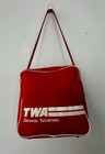 Twa Vintage Carry-on Vinyl Tote Bag Trans World Airlines Getaway Vacations