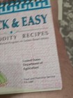 Native American Indian Reservation Cookbook Government Commodity Tribe Vintage