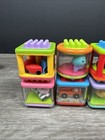 Fisher Price Peek A Boo Blocks   Bristle Blocks  12 Lot Sensory No Doubles T20
