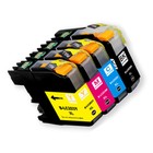 Print Ink Cartridges Fits Brother Lc203xl Lc201 Mfc-j460dw Mfc-j480dw Mfc-j485dw