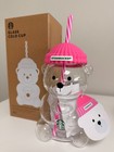 Starbucks Korea Bearista Bear Glass Cold Cup 591ml Choose Barbie Or Baby Pink