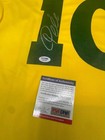 Soccer Player Brazil Pel    10 Autographed Authentic Jersey Psa Authenticated