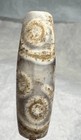 Tibetan Old Agate 9 Eye Dzi Bead  Nice Weathering  Translucent   Talisman   
