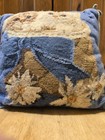 Vingate Cats Kittens Blue Tapestry Needlepoint Throw Toss Accessory Pillow 12x12