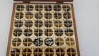 Kingsley Machine  Letter Type Font Set Hot Foil Vintage Wood Box Cx3