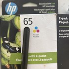 Hp  65 2pack Combo Ink Cartridges 65 Tri Color  New Genuine