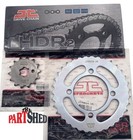 Yamaha Pw80 Zinger Ttr110e 90 50 Front   Rear Sprocket Set With Heavy Duty Chain