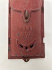 Antique Vtg Cast Iron Metal Wall Mount Mailbox Letter Post Box As Is