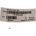 New Intermec 1-974024-030 Rs232 Serial Cable 3m Db9 Female To Male 