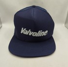 Valvoline Trucker Hat Mens Osfa Blue Mesh Snapback Vintage Cap Racing 90s Usa