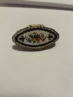 Vintage Stratton Floral Lipstick Holder Mirror