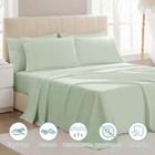 Queen Sheets Set-6 Piece Bedding Sheets   Pillowcases-luxury Hotel Bed Set Fo   