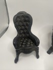 Antique Reproduction Cast Iron Victorian Doll House 4 Pc  Parlor Set