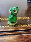 Wee Forest Folk Mouse Figurine Green Coat Resin Handmade Collectible