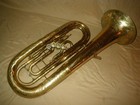 Vintage King 2267 4 Valve Upright Bell Baritone Horn Euphonium -dented But Plays
