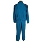 Vtg Y2k Puma Tracksuit Womens Nylon Jacket Pant Set L Blue Retro Zip Up Hip Hop