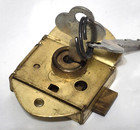 Vintage Yale Lock Cabinet   File Lock With 2 Keys  Usa    Works    