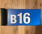 New York City Mta Bus Sign B16 Flatbush Brooklyn