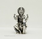 925 Sterling Silver Laxmi Statue Sculpture Figurine  Puja Article  Art22