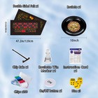 Wodgod Roulette Wheel And Craps Set With Large Approx  47 2 X 23 6 Inches 