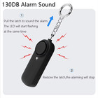 Mini Personal Safety Alarm 130db Loud Siren - Self Defense Security Panic Alert