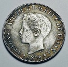 1896 40 Centavos Coin Puerto Rico