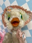 Vintage Rushton 13  Rubber Beak Happy Duck Goose Doll Stuffed Animal Plush Toy