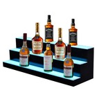 Led Lighted Liquor Bottle Display Shelf Back Bar Bottle Display Stand 24 32 39 