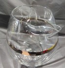 Vintage West Virginia Glass  Footed Martini Pitcher W pinched Spout 